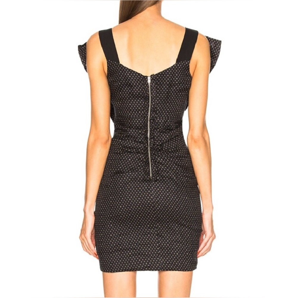NWOT Isabel Marant Topaz Chic Linen Ruffle Dress - Picture 3 of 5